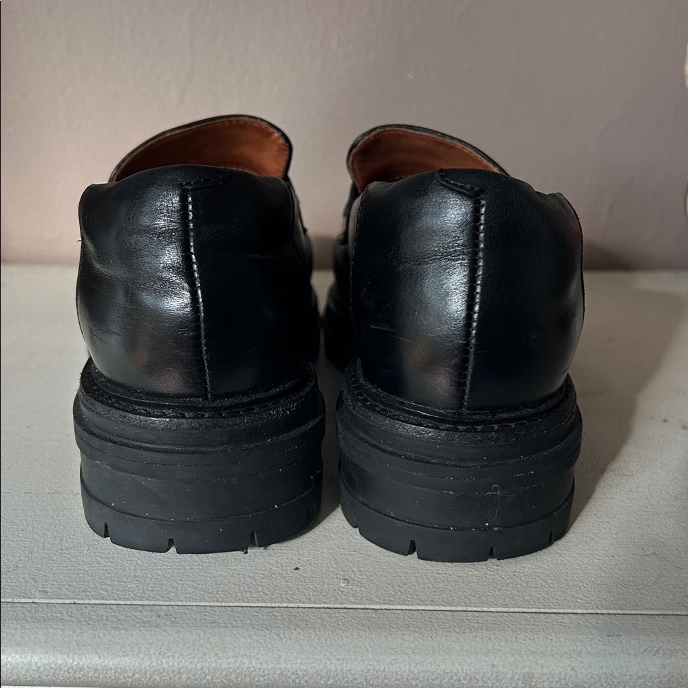 Bared Footwear Wedgebill Leather Loafers - Picture 4 of 11